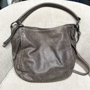 Frye & Co Grey Leather Bag